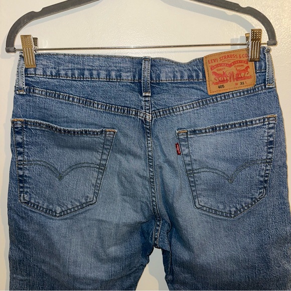 Levi’s Men's Distressed Blue Denim Shorts size W31 L 10 - Picture 7 of 16